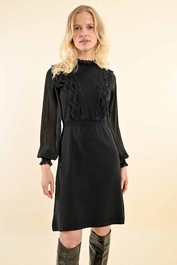 Vestido De Punto Crochet - Imagen 4