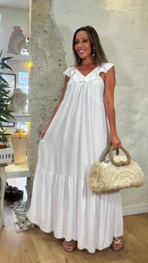 Vestido Alma White