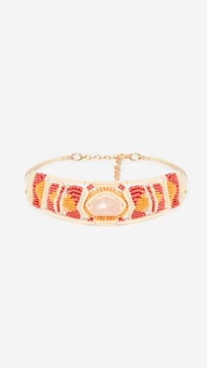 Chocker Macrame Con Piedra