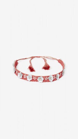 Choker Flores 3D Llariku Coral