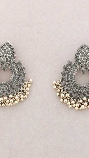 Pendientes Etnicos Metal Black