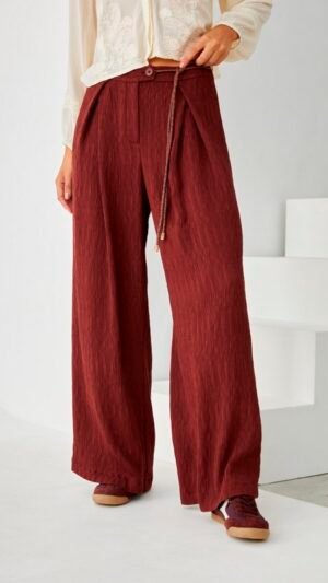 Pantalon Palazzo Plisado