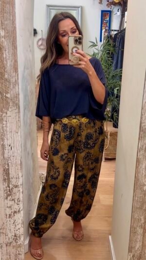 Pantalon Ameba Ocre