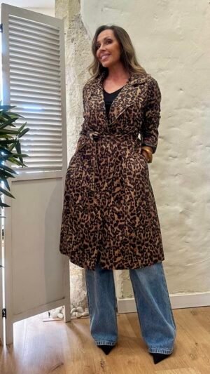 Abrigo Ligero Animal Print
