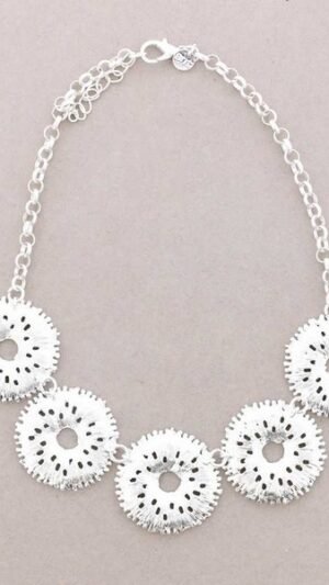 Collar Erizo De Mar Plata