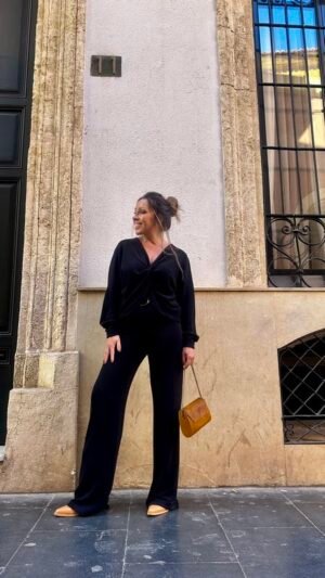 Conjunto De Punto Black