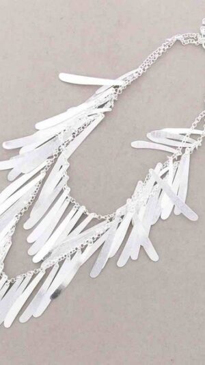 Collar Cascada Plata