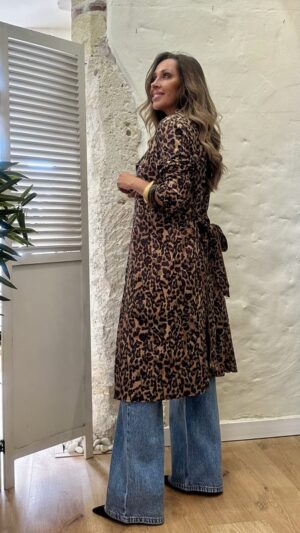 Abrigo Ligero Animal Print
