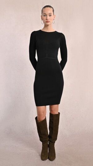 Vestido Pegado De Punto