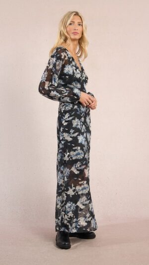 Vestido Largo Estampado