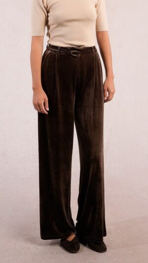 Pantalon Ancho Terciopelo