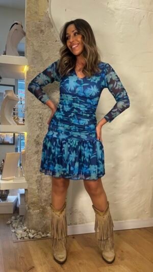 Vestido de Tul Turquesa