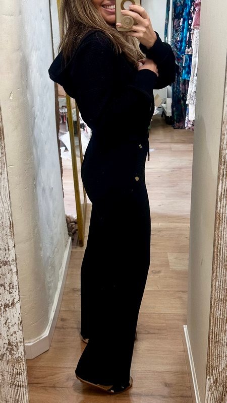 Chandal Waffle Black - Imagen 3