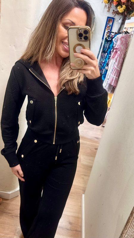 Chandal Waffle Black - Imagen 4