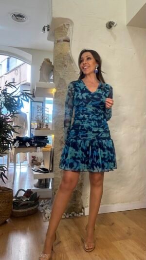 Vestido de Tul Turquesa