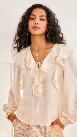 Blusa Con Volantes Estia