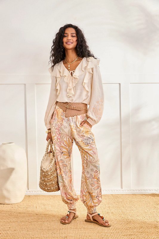 Blusa Con Volantes Estia - Imagen 3