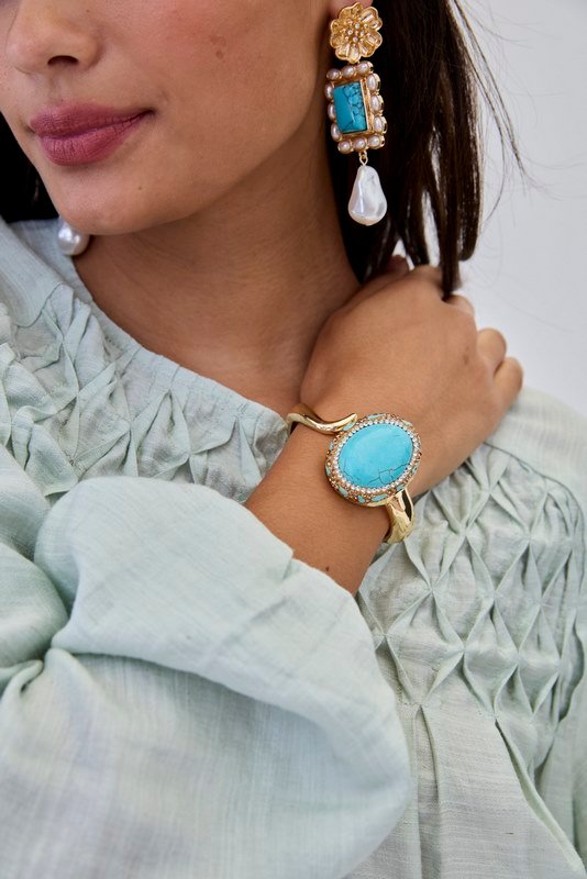 Brazalete Rigido con Piedra