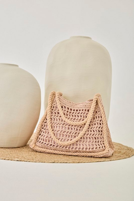 Bolso Crochet Rosa