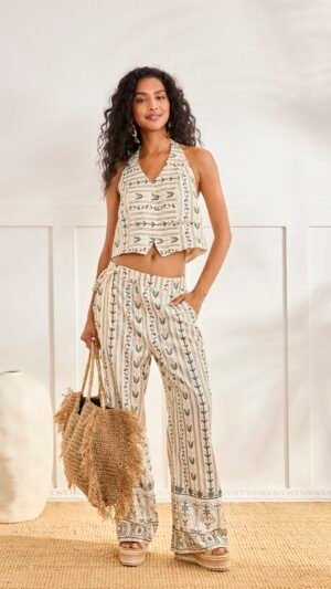 Pantalon Bordado Lentejuelas Tirza