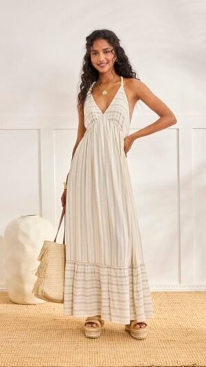 Vestido Largo de Rayas kiya