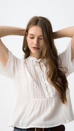 Blusa Blanca Siria