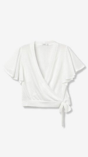 Blusa de Punto Cruzada Gia