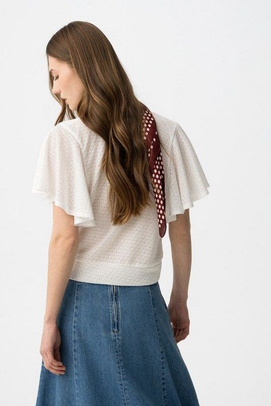 Blusa de Punto Cruzada Gia - Imagen 2