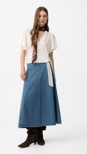 Blusa de Punto Cruzada Gia