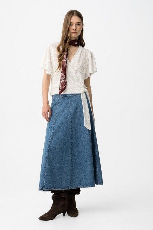 Blusa de Punto Cruzada Gia - Imagen 4