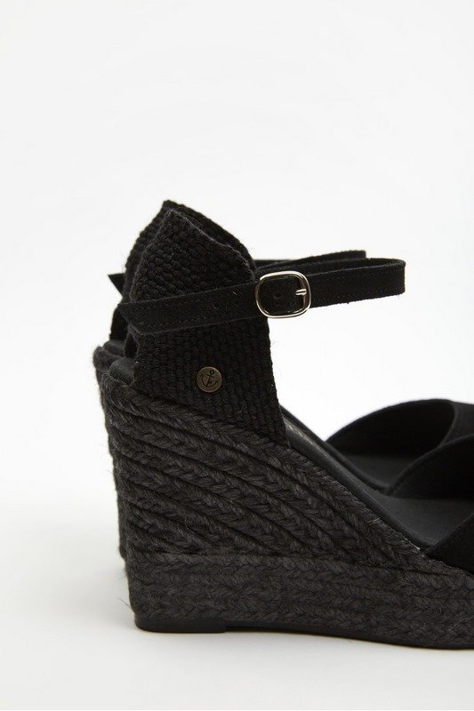 Cuña Peep Toe Black - Imagen 2
