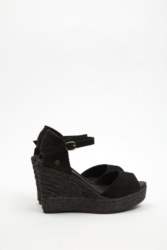 Cuña Peep Toe Black - Imagen 3