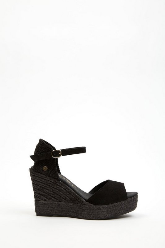 Cuña Peep Toe Black - Imagen 5