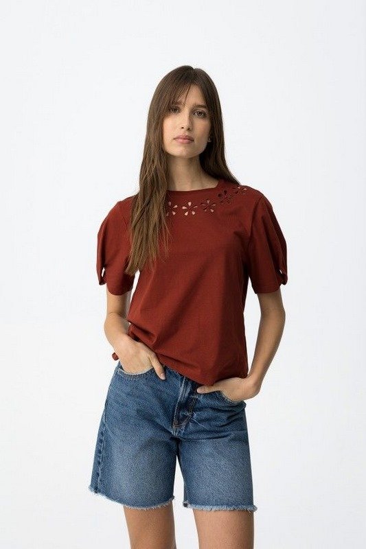 Camiseta Meda Vermelho - Imagen 2