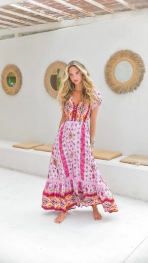Lost Tribe Carmen Maxi Dress