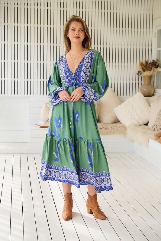 Blue Bird Willa Midi Dress