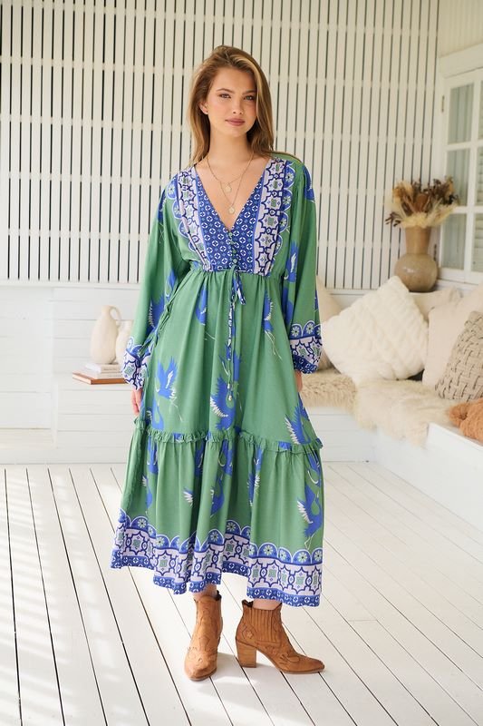 Blue Bird Willa Midi Dress - Imagen 2