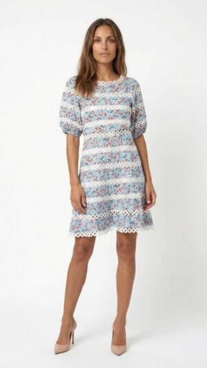 Vestido Velours Blue