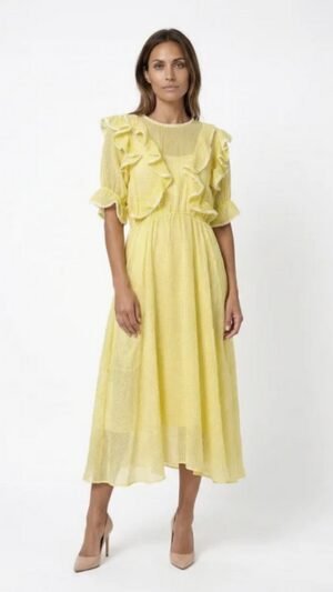 Vestido Ceinture Yellow