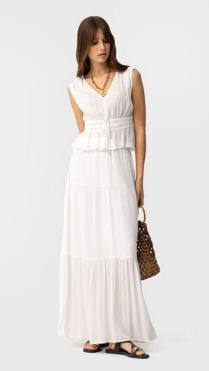 Conjunto Top y Falda Camponesa White