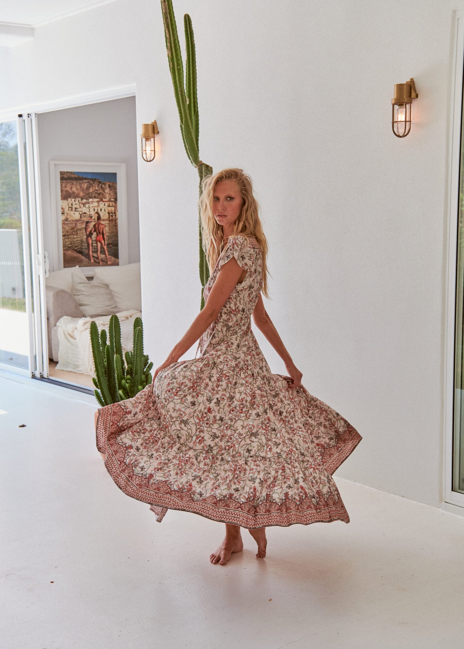 Paola Print Melissa Maxi - Imagen 7
