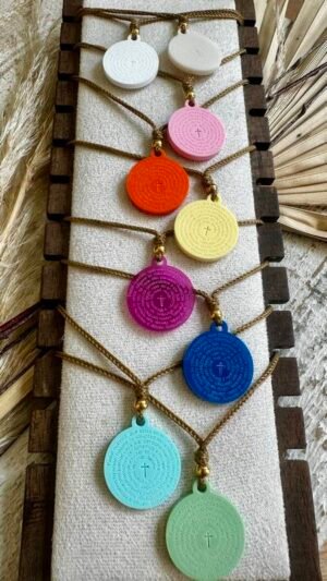 Collar Ajustable Padre Nuestro Resina