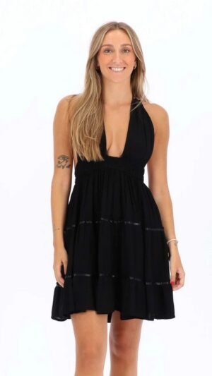 Short Dress Sayara Black