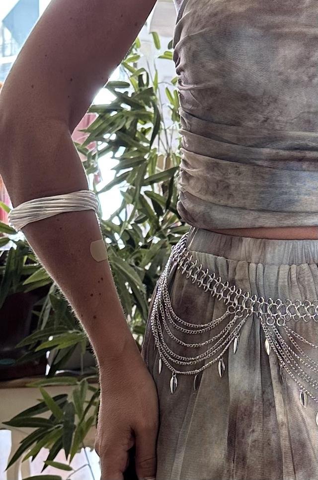 Pulsera Multi Anillas Plata - Imagen 2