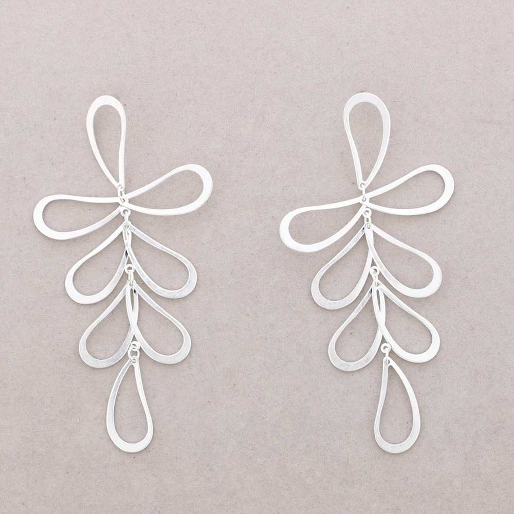 Pendientes Rama Calada Plata