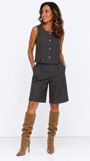 Conjunto de Chaleco y Bermuda