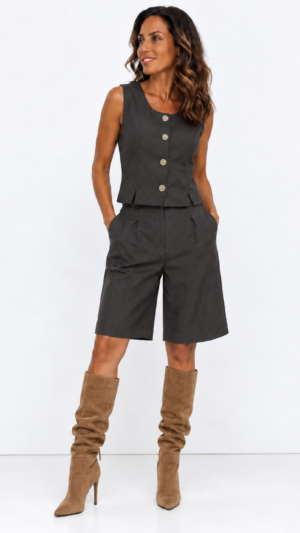 Conjunto de Chaleco y Bermuda