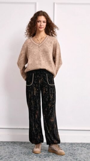 Pantalon Bombacho Terciopelo