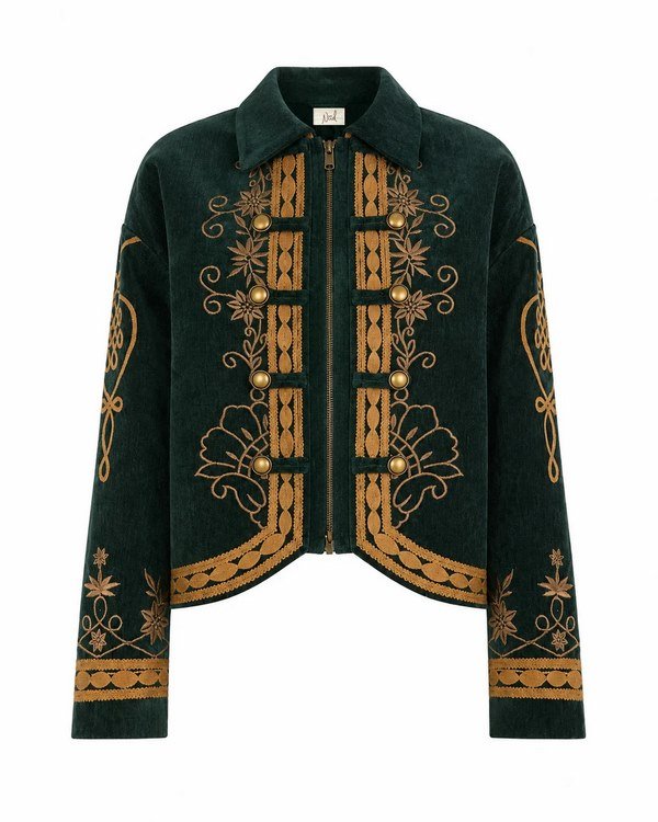 Chaqueta Terciopelo con Bordado