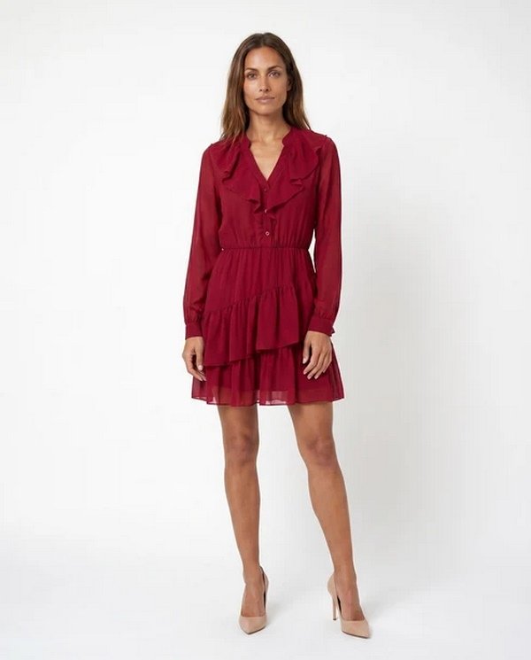 Vestido Corto de Gasa Adele - Imagen 3